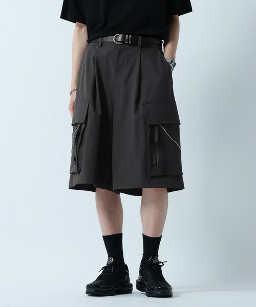 RAGEBLUE(レイジブルー)の「PARACHUTE HALF PANTS/パラシュートハーフパンツ(カーゴパンツ・メンズ・ブラック/グレー系その他・LARGE/MEDIUM)」の10枚目の写真