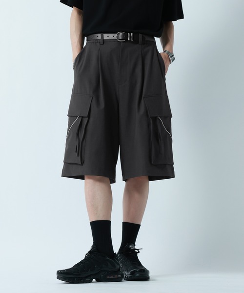 RAGEBLUE(レイジブルー)の「PARACHUTE HALF PANTS/パラシュートハーフパンツ(カーゴパンツ・メンズ・ブラック/グレー系その他・LARGE/MEDIUM)」の12枚目の写真