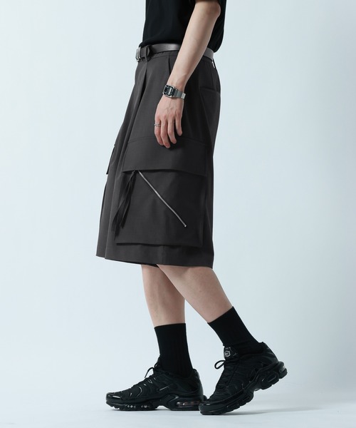 RAGEBLUE(レイジブルー)の「PARACHUTE HALF PANTS/パラシュートハーフパンツ(カーゴパンツ・メンズ・ブラック/グレー系その他・LARGE/MEDIUM)」の13枚目の写真