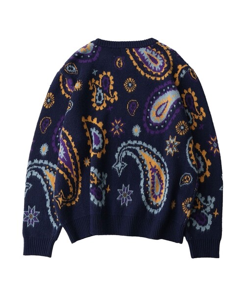 Subciety(サブサエティ)の「Paisley sweater(ニット/セーター・メンズ・ネイビー・SMALL/MEDIUM/LARGE/X-LARGE)」の9枚目の写真