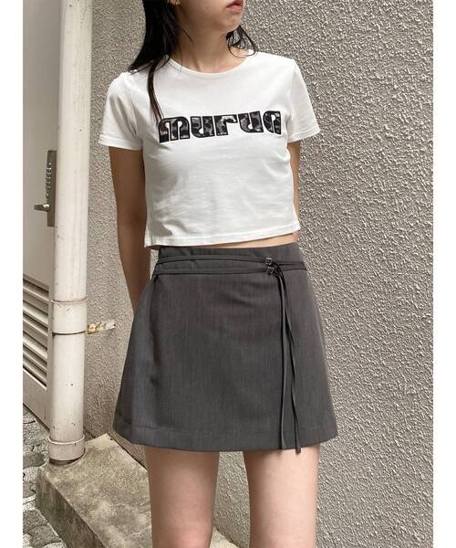 MURUA(ムルーア)の「ダブルベルトミニスカート 夏服(スカート・レディース・グレー/ブラック/その他・2/1)」の16枚目の写真