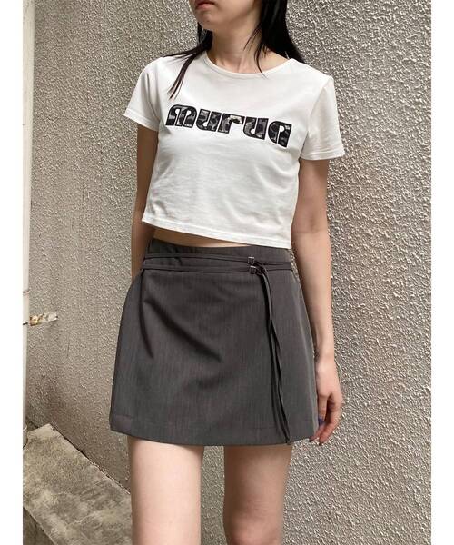 MURUA(ムルーア)の「ダブルベルトミニスカート 夏服(スカート・レディース・グレー/ブラック/その他・2/1)」の18枚目の写真