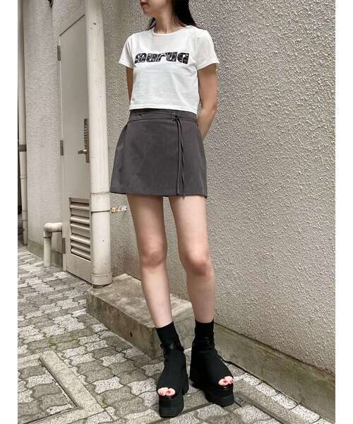 MURUA(ムルーア)の「ダブルベルトミニスカート 夏服(スカート・レディース・グレー/ブラック/その他・2/1)」の20枚目の写真