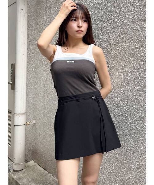 MURUA(ムルーア)の「ダブルベルトミニスカート 夏服(スカート・レディース・グレー/ブラック/その他・2/1)」の22枚目の写真