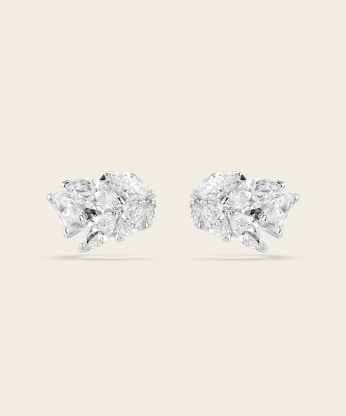 SWAROVSKI(スワロフスキー)の「【公式】【スワロフスキー】Mesmera イヤーカフ, マーキスカット, ホワイト, ロジウム・プレーティング(イヤリング・レディース・シルバー系・ONE SIZE)」の1枚目の写真