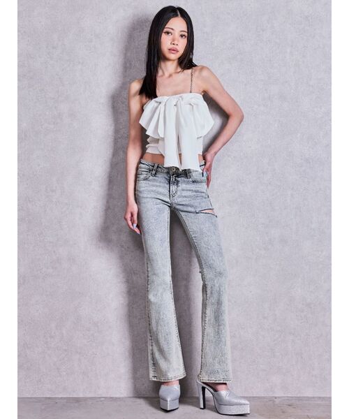 GYDA(ジェイダ)の「Shiny glitterミュール(パンプス・レディース・ブラック/シルバー・LARGE/SMALL/MEDIUM)」の16枚目の写真