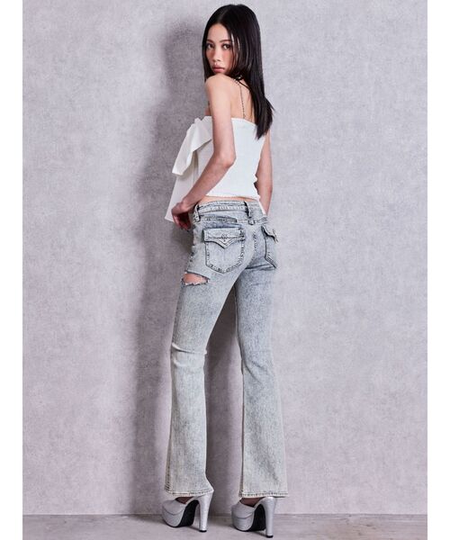 GYDA(ジェイダ)の「Shiny glitterミュール(パンプス・レディース・ブラック/シルバー・LARGE/SMALL/MEDIUM)」の17枚目の写真