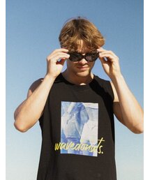 WAVEDONUTS（ウェーブドーナツ）の「SYDNEY SLEEVELESS T-SHIRTS_BLACK（Tシャツ/カットソー）」