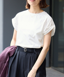 IENA | ツイストスリーブTシャツ(Tシャツ/カットソー)