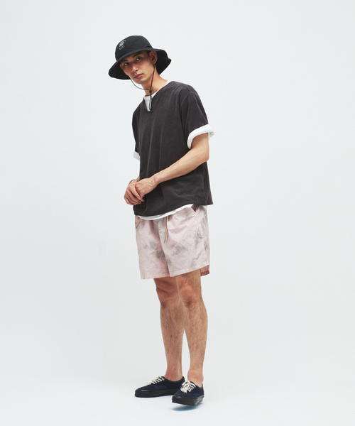 JOURNAL STANDARD(ジャーナルスタンダード)の「迷迭香 / マンネンロウ 別注 オーバーダイ ハーベストショーツ(その他パンツ・メンズ・ピンク/ブラウン/ライトグレー・2/3)」の22枚目の写真