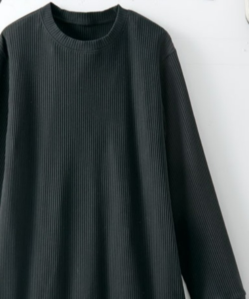 UNDOVE(アンドゥーブ)の「<MATOLIA>クルネックプルオーバー(Tシャツ/カットソー・レディース・ホワイト/ブラック/ローズ・MEDIUM/LARGE/X-LARGE)」の1枚目の写真
