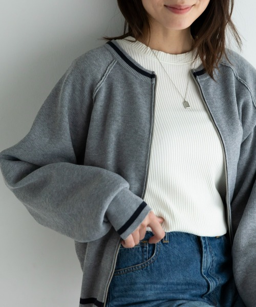 UNDOVE(アンドゥーブ)の「<MATOLIA>クルネックプルオーバー(Tシャツ/カットソー・レディース・ホワイト/ブラック/ローズ・MEDIUM/LARGE/X-LARGE)」の12枚目の写真