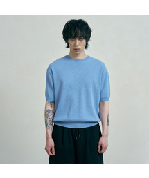 FERNOV（ペルノブ）の「エッセンシャルラウンド半袖ニット6色（ニット/セーター）」