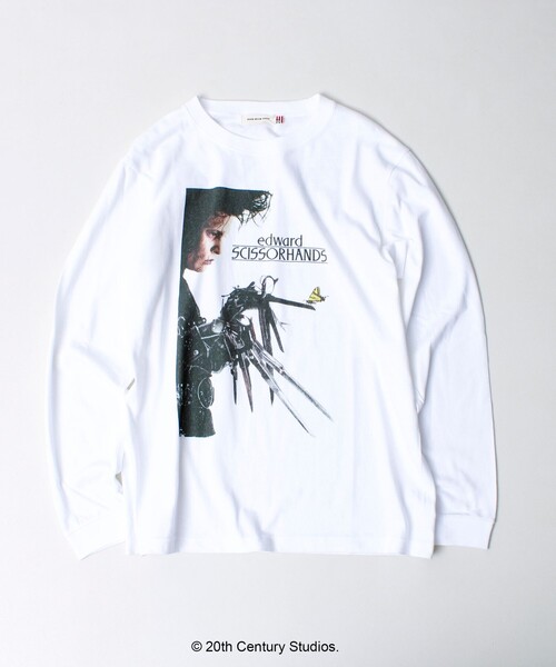 GOOD ROCK SPEED（グッドロックスピード）の「【GOOD ROCK SPEED】『シザーハンズ』 ロンT（Tシャツ/カットソー・メンズ・ブラック/ホワイト・L/M）」の2枚目の写真