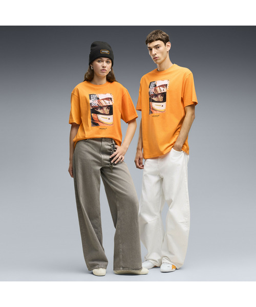 PUMA(プーマ)の「PUMA プーマ メンズ マクラーレン レーシング ドライバー 半袖 Tシャツ ピア(Tシャツ/カットソー・メンズ・オレンジ系その他/ブラック・X-LARGE/X-SMALL/MEDIUM/SMALL/LARGE)」の9枚目の写真