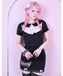 Frill tight baby mini one piece