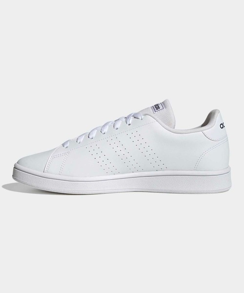 adidas(アディダス)の「アドバンコート ベース / ADVANCOURT Base / アディダス adidas(スニーカー・メンズ・ホワイト×ネイビー・22.5cm/23.0cm/23.5cm/24.0cm/24.5cm/25.0cm/25.5cm/26.0cm/26.5cm/27.0cm/27.5cm/28.0cm/28.5cm/29.0cm/29.5cm)」の9枚目の写真