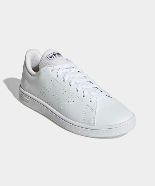adidas(アディダス)の「アドバンコート ベース / ADVANCOURT Base / アディダス adidas(スニーカー・メンズ・ホワイト×ネイビー・22.5cm/23.0cm/23.5cm/24.0cm/24.5cm/25.0cm/25.5cm/26.0cm/26.5cm/27.0cm/27.5cm/28.0cm/28.5cm/29.0cm/29.5cm)」の6枚目の写真