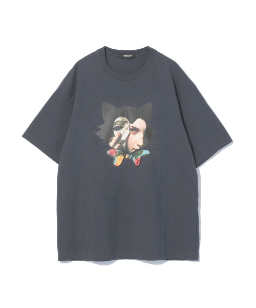 UNDERCOVER（アンダーカバー）の「UC2F2801（Tシャツ/カットソー・レディース・ホワイト/ダークグレー/イエロー・2/1）」の3枚目の写真