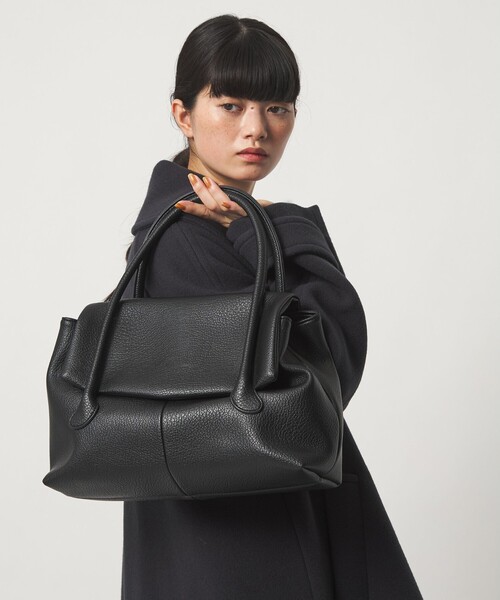 EMMEL REFINES（エメルリファインズ）の「＜EMMEL REFINES＞EM ワイドフラップ ショルダー トートバッグ（ショルダーバッグ・レディース・クリーム/ダークブラウン/ブラック・FREE）」の4枚目の写真