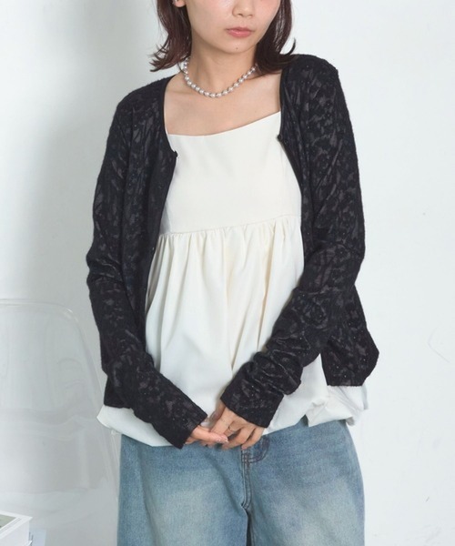 merrylatte(メリーラテ)の「バルーンキャミワンピース【TUNE】(キャミソール・レディース・ホワイト・FREE)」の22枚目の写真