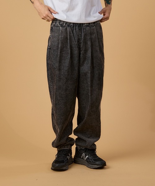 BURLAP OUTFITTER(バーラップアウトフィッター)の「QD CORD TRACK PANT/ クイックドライ コード トラックパンツ(その他パンツ・メンズ・スミクロ/ブラック/ベージュ系その他/ブラウン系その他・MEDIUM/SMALL/LARGE)」の2枚目の写真