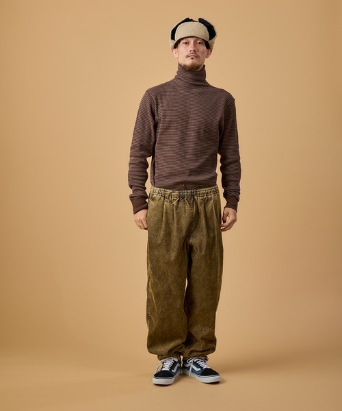 BURLAP OUTFITTER(バーラップアウトフィッター)の「QD CORD TRACK PANT/ クイックドライ コード トラックパンツ(その他パンツ・メンズ・スミクロ/ブラック/ベージュ系その他/ブラウン系その他・MEDIUM/SMALL/LARGE)」の11枚目の写真