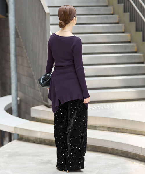 IENA（イエナ）の「COUTURE D'ADAM/クチュールドアダム 別注 Stardust Glitter パンツ 26AW-220（その他パンツ・レディース・ブラック・40/38/36）」の13枚目の写真