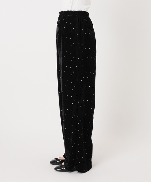 IENA（イエナ）の「COUTURE D'ADAM/クチュールドアダム 別注 Stardust Glitter パンツ 26AW-220（その他パンツ・レディース・ブラック・40/38/36）」の16枚目の写真