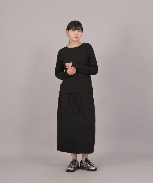 SAINTCREW(セントクルー)の「ミニマル16sコットンRネック長袖TシャツMMR-8A13ブラック(Tシャツ/カットソー・レディース・その他・FREE)」の8枚目の写真