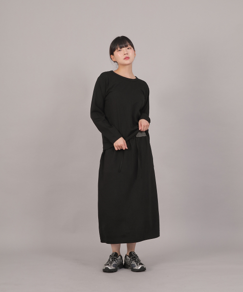 SAINTCREW(セントクルー)の「ミニマル16sコットンRネック長袖TシャツMMR-8A13ブラック(Tシャツ/カットソー・レディース・その他・FREE)」の9枚目の写真