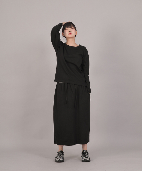 SAINTCREW(セントクルー)の「ミニマル16sコットンRネック長袖TシャツMMR-8A13ブラック(Tシャツ/カットソー・レディース・その他・FREE)」の12枚目の写真