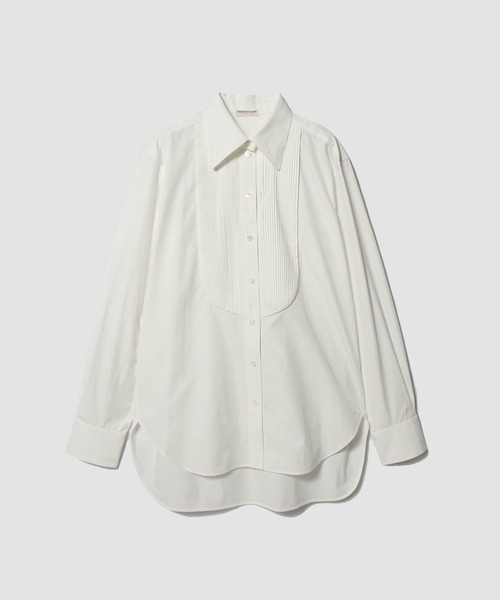 ESTNATION(エストネーション)の「ESSENCEOFLUXURY / ピンタックシャツ(シャツ/ブラウス・レディース・オフホワイト・36/38)」の1枚目の写真
