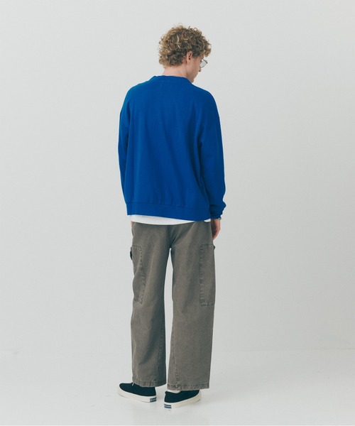 MAISON CLUB(メゾンクラブ)の「【MAISON CLUB】Aged Wide Curve Cargo Pants / エイジングワイドカーブカーゴパンツ SNF(カーゴパンツ・メンズ・ブラック/グレー・M/L)」の13枚目の写真