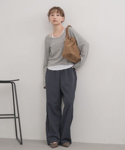 RETRO GIRL(レトロガール)の「ギャザー2WAYBAG(ショルダーバッグ・レディース・ブラウン/ベージュ/ブラック・ONE SIZE)」の7枚目の写真