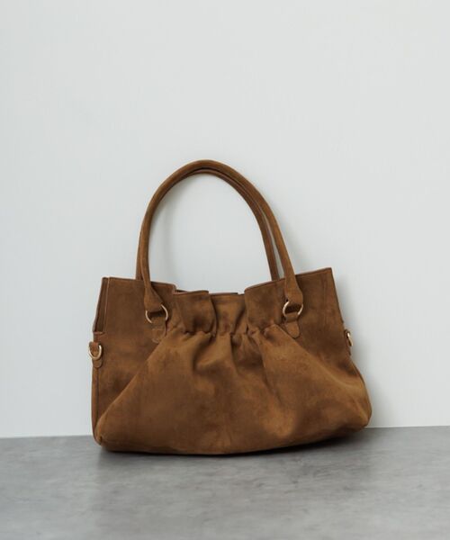 RETRO GIRL(レトロガール)の「ギャザー2WAYBAG(ショルダーバッグ・レディース・ブラウン/ベージュ/ブラック・ONE SIZE)」の15枚目の写真