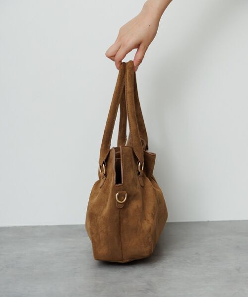RETRO GIRL(レトロガール)の「ギャザー2WAYBAG(ショルダーバッグ・レディース・ブラウン/ベージュ/ブラック・ONE SIZE)」の14枚目の写真