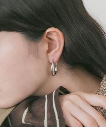 ステンレスニュアンスオーバルピアス
