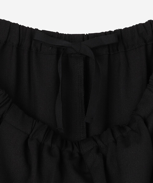 mizuiroind(ミズイロインド)の「mizuiro ind | ワイド ハーフパンツ WOMEN(その他パンツ・レディース・グレー/ブラック・F)」の8枚目の写真