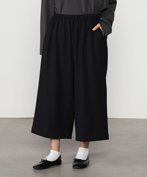 mizuiroind(ミズイロインド)の「mizuiro ind | ワイド ハーフパンツ WOMEN(その他パンツ・レディース・グレー/ブラック・F)」の13枚目の写真