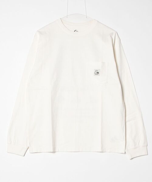 Quiksilver(クイックシルバー)の「クイックシルバー QUIKSILVER DNA POCKET LT(Tシャツ/カットソー・メンズ・ホワイト/ベージュ/ブラック・LL/M/L)」の2枚目の写真