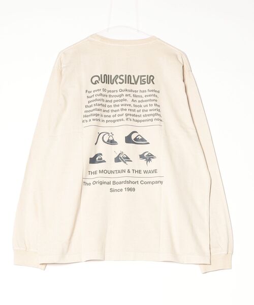 Quiksilver(クイックシルバー)の「クイックシルバー QUIKSILVER DNA POCKET LT(Tシャツ/カットソー・メンズ・ホワイト/ベージュ/ブラック・LL/M/L)」の4枚目の写真