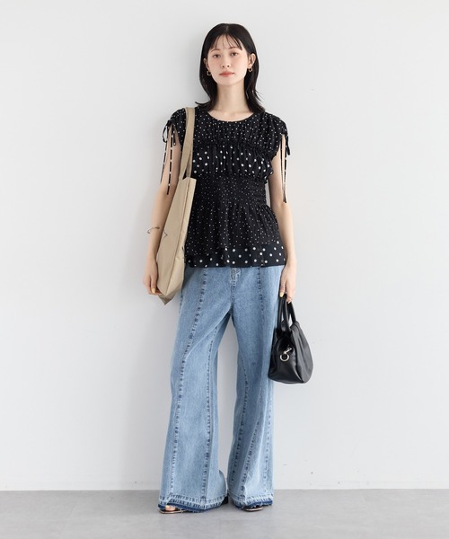 YECCA VECCA(イェッカヴェッカ)の「【ERIE WORKS】SALLY Bag(トートバッグ・レディース・ブラック・FREE)」の7枚目の写真