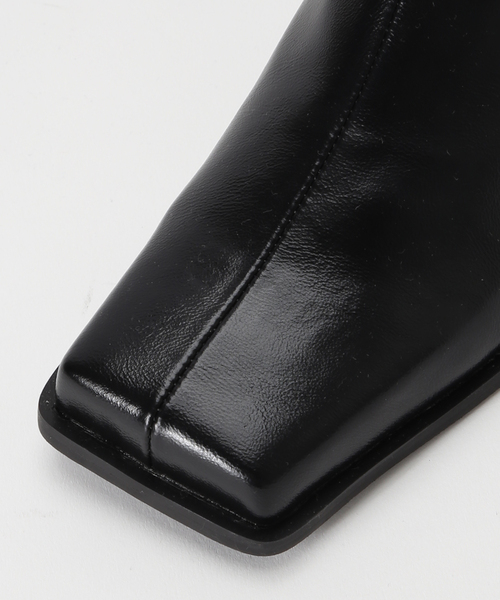 GRISE（グリーズ）の「《 / WEB+一部店舗限定》GRISE3.5cmBOXスクエアソフトフィットショートブーツ（ブーツ・レディース・シルバー/ブラック/ブルー系その他・LARGE/MEDIUM/X-LARGE/SMALL）」の8枚目の写真