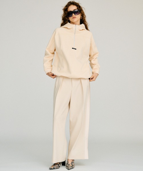 PRANK PROJECT(プランクプロジェクト)の「【2026Winter Pre-Order】サイドラインタキシードパンツ / Side Line Tuxedo Pants(その他パンツ・レディース・ブラック/ホワイト・38/36)」の4枚目の写真
