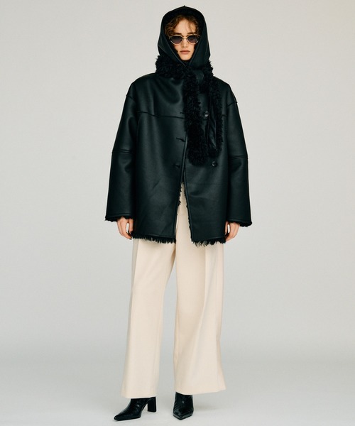 PRANK PROJECT(プランクプロジェクト)の「【2026Winter Pre-Order】サイドラインタキシードパンツ / Side Line Tuxedo Pants(その他パンツ・レディース・ブラック/ホワイト・38/36)」の6枚目の写真