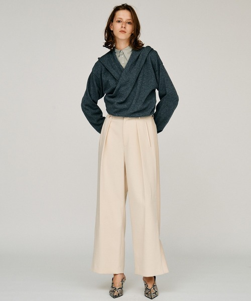 PRANK PROJECT(プランクプロジェクト)の「【2026Winter Pre-Order】サイドラインタキシードパンツ / Side Line Tuxedo Pants(その他パンツ・レディース・ブラック/ホワイト・38/36)」の7枚目の写真