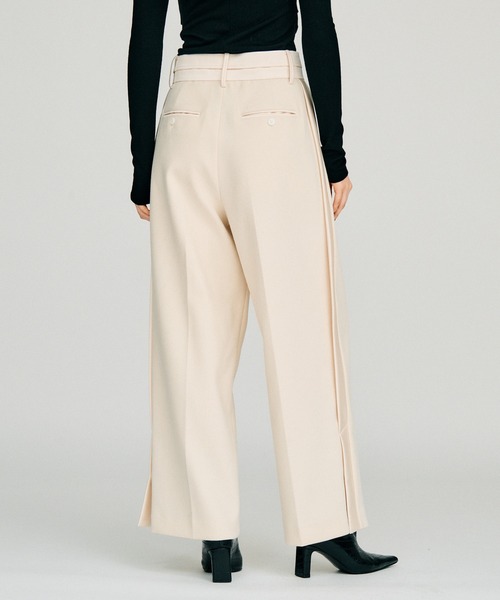PRANK PROJECT(プランクプロジェクト)の「【2026Winter Pre-Order】サイドラインタキシードパンツ / Side Line Tuxedo Pants(その他パンツ・レディース・ブラック/ホワイト・38/36)」の16枚目の写真
