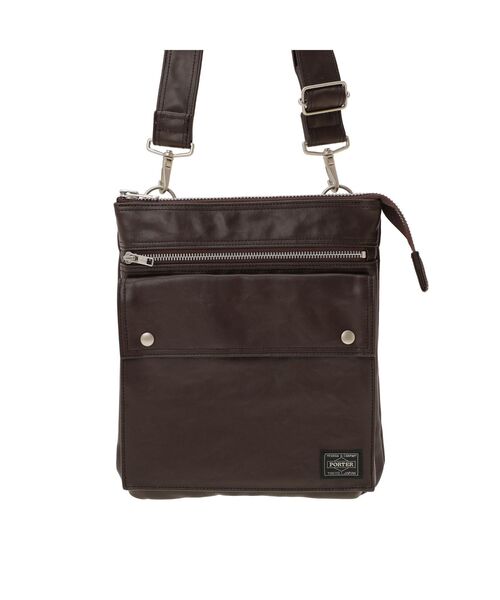 PORTER（ポーター）の「フリースタイル ショルダーバッグ(M)（ショルダーバッグ・メンズ・ブラウン/ホワイト/ブラック/キャメル・FREE）」の13枚目の写真