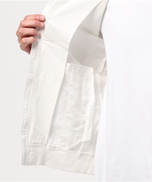 VENCEEXCHANGE（ヴァンスエクスチェンジ）の「コットンリネン MA-1          （MA-1・メンズ・オフホワイト/ブラック/ダークグリーン・LARGE/MEDIUM）」の6枚目の写真